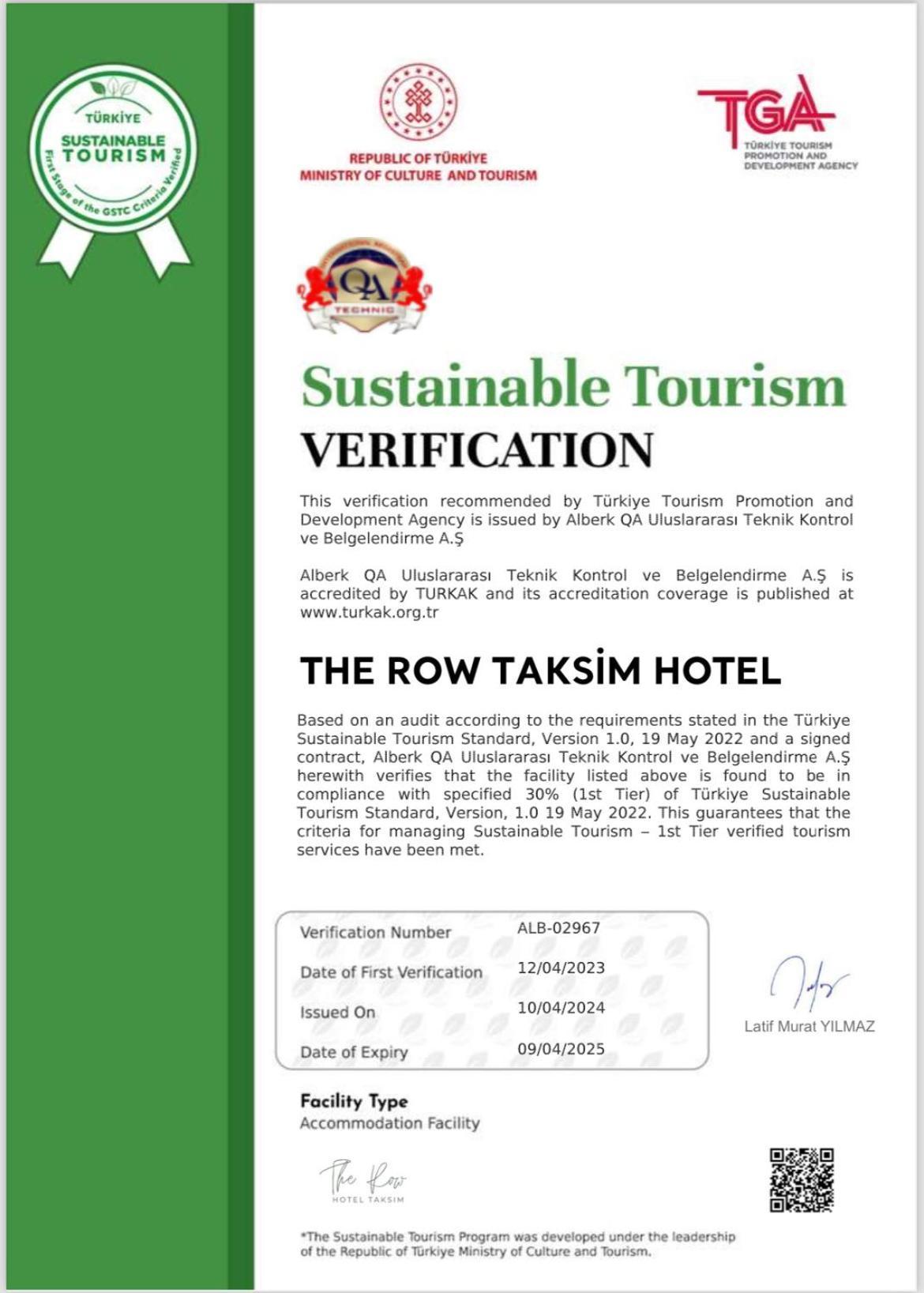 The Row Taksim Hotel Истанбул Екстериор снимка